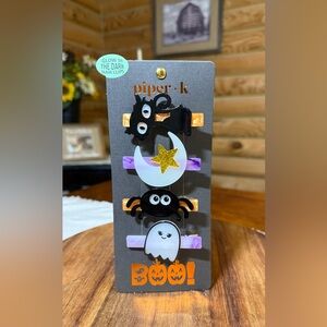 HALLOWEEN Hair Clips by Piper K * GLOW IN THE DARK!
